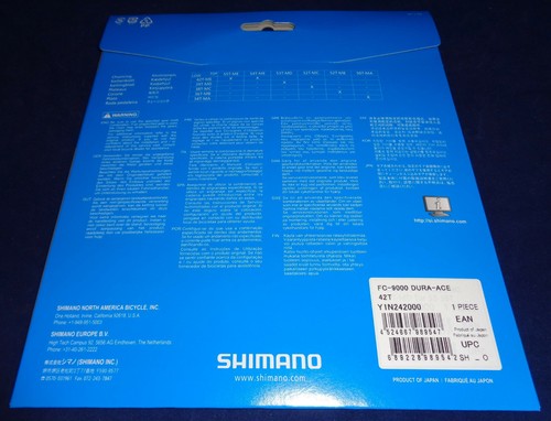 Shimano Dura-Ace FC-9000 11 Speed Inner Chainring 34T - 36T - 38T - 39T - 42T - Picture 26 of 27