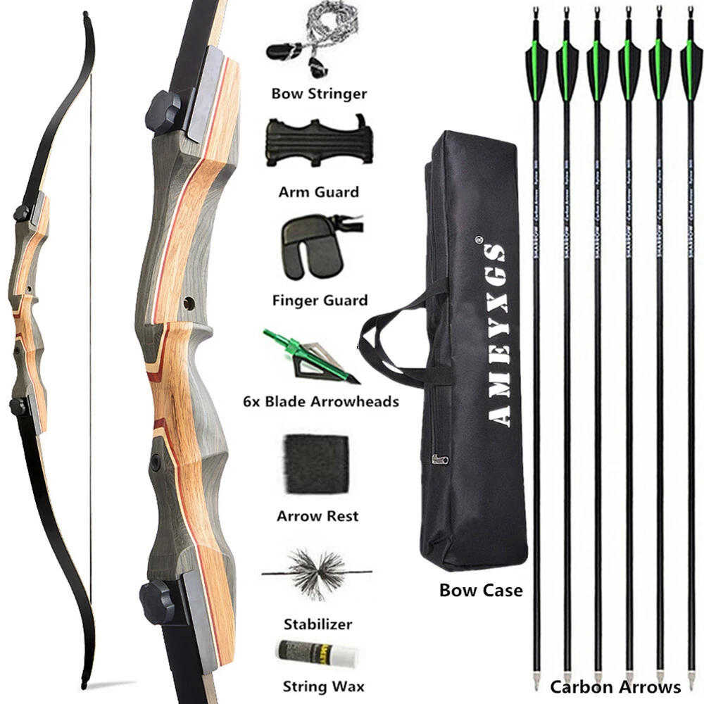 Samick Sage Takedown Recurve Bow And Arrow Set 62 Inches