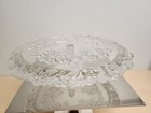 VINTAGE MIKASA CRYSTAL CARMEN PEDESTAL CAKE PLATE STAND