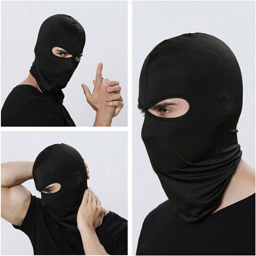 Máscara facial completa de 2 agujeros máscara de esquí gorra de invierno pasamontañas gorro al aire libre sombrero táctico - Imagen 4 de 25