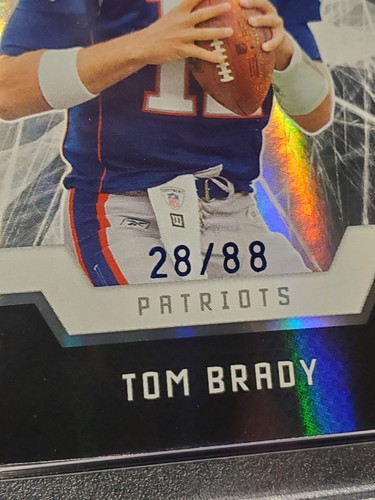 2009 Donruss Elite Aspirations Die-Cut /88 Tom Brady #57 PSA 8 MINT - Picture 2 of 5