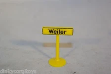 SIKU V SERIES ROAD SIGN TRAFFIC SIGN WEILER VERY NEAR MINT RARE RARE