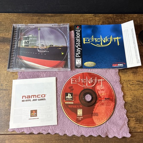 Echo Night (Sony PlayStation 1, 1999) PS1 Spiel CIB komplett mit Reg Card GETESTET
