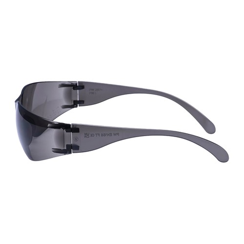 Portwest PW32 Wrap Around Spectacles Safety Goggles Dark Glasses Eye Protection - Picture 4 of 10
