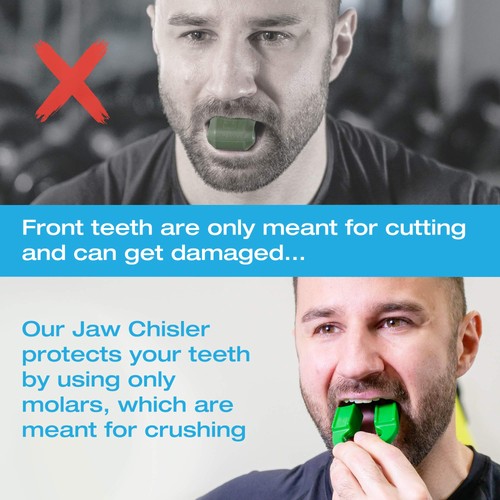 Tilcare Jawline Exerciser - 50lb Kiefer-, Hals- und Gesichtsmuskeltoner für Männer & Frauen - Bild 4 von 11