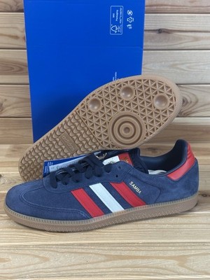 adidas Men's Samba x FIFA World Cup 2026 Indigo Scarlett Gum IH6828|