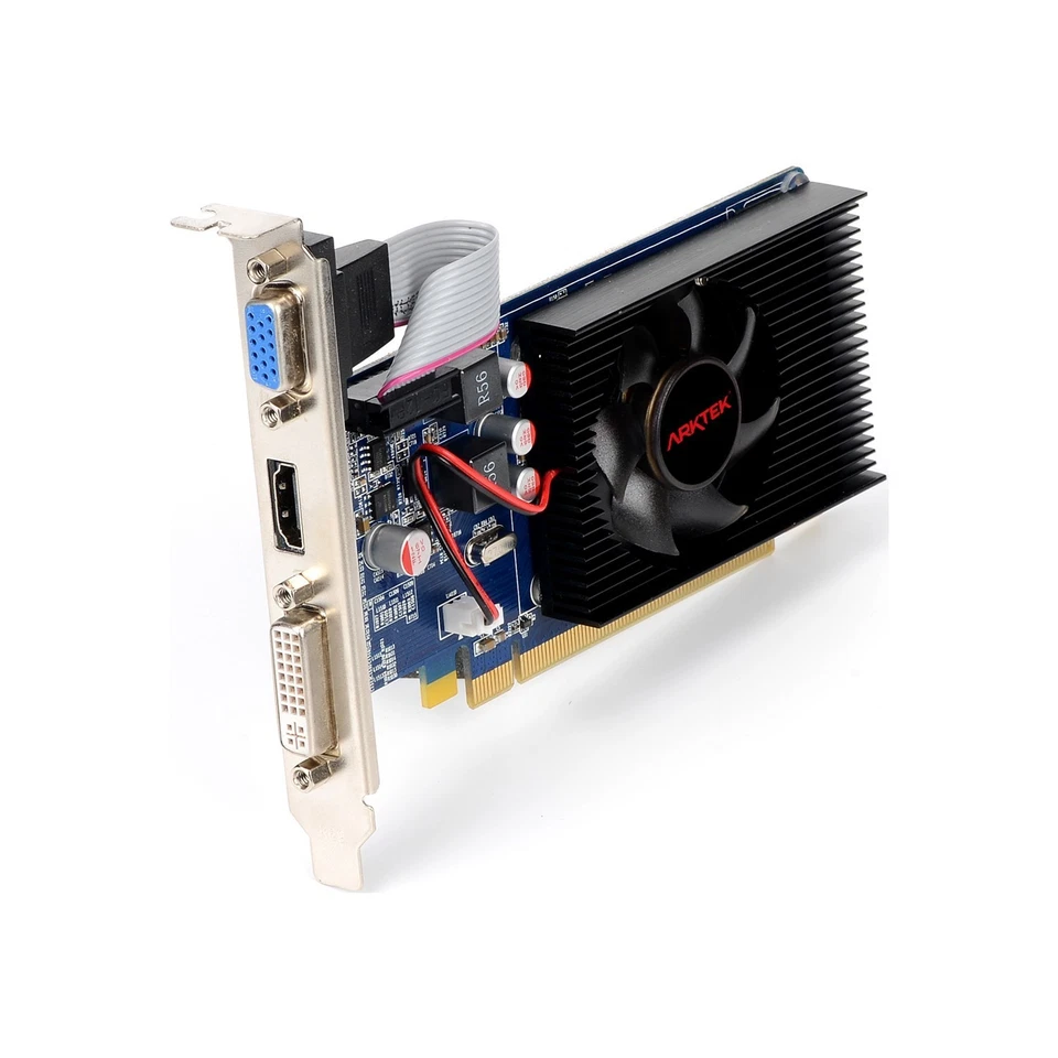 ARKTEK AMD R5 230 2GB DDR3 64bit PCIe 2.0 x16 4K60 video card 625MHz - Image 3 of 4