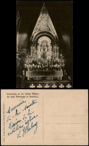 Homburg Saarpfalz Erinnerung an die heilige Mission der kath. Pfarrkirche 1910