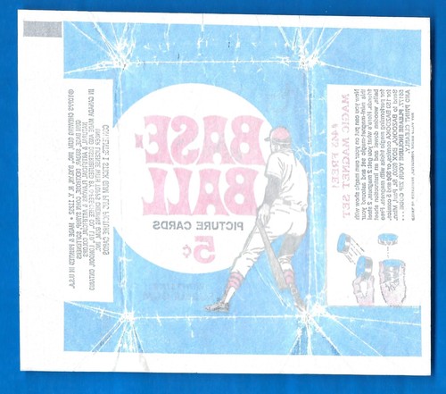 1969 Topps Baseball Wax Pack Wrapper - Magic Magnet - Picture 2 of 2