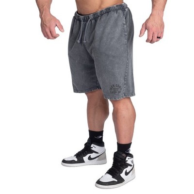 GASP Iron Camp Dynamic Shorts Washed Black Fitness Bodybuilding