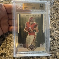 2007 Leaf Limited - Carson Palmer #20 Spotlight Gold 9/10 Rc Bgs 9.5 1/1