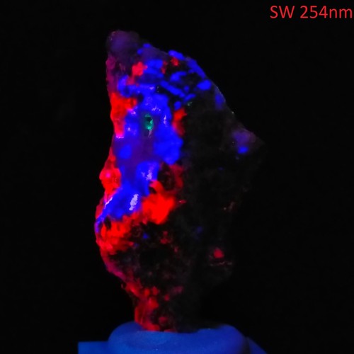 Fluorite Calcite Willemite fluorescent short & long wave Red Cloud Arizona 371ct - Picture 7 of 9