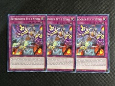 3x YuGiOh! - Beetrooper Fly & Sting DAMA-EN091 Common 1st Edition Near Mint