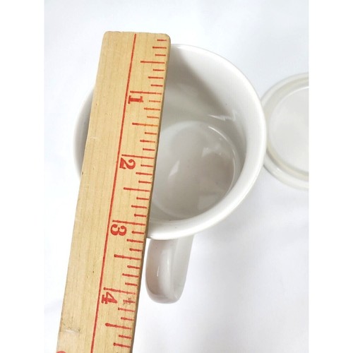 Vintage 1980s Hallmark Mug Mates Rainbow Love With Lid Coaster Coffee Cup Mug - Picture 3 of 5