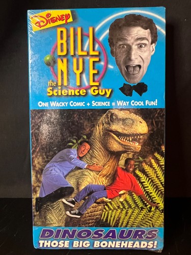 Bill Nye the Science Guy: Dinosaurs - Those Big Boneheads - Sealed VHS - Picture 1 of 3