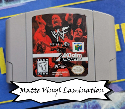 N64 Game Cartridge Replacement Sticker Labels - Picture 38 of 42