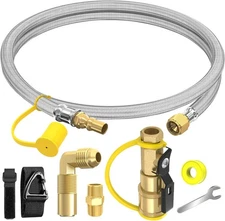 Propane Quick Connect Hose 6 FT for RV to Gas Grill