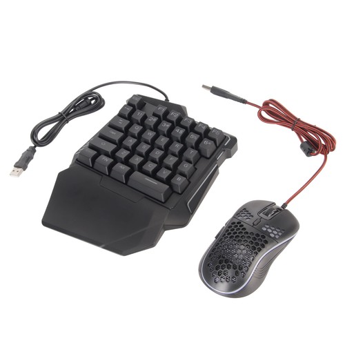 Keyboard Mouse Converter Set Programmable Silent Keyboard Mouse Adapter Comb AM - Afbeelding 24 van 24