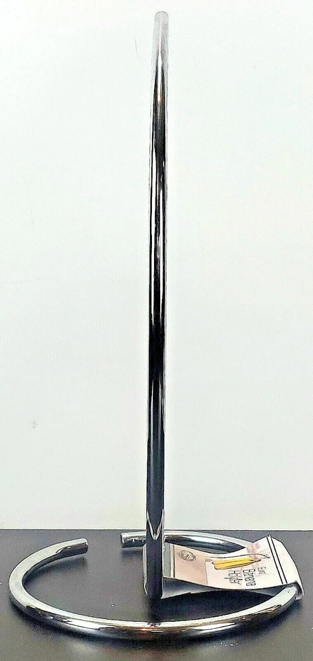 Soporte de plátano cromado 14" elegante moderno estante de almacenamiento de árbol frutal Foto 4 de 4