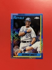 GEORGE  BRETT  2025 TOPPS  MOJO CHROME. #T90C-96 35TH ANNIVERSARY  ROYALS  HOF