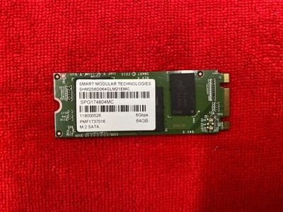 SMART 64GB EMC 118000526 SHM2S6D064GLM21 ISILON MLC M.2 SATA SSD USAGE 34 DAYS