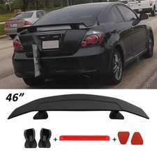 46 Matte Black Racing Rear Trunk Spoiler Gt-style Wing For 2005-2010 Scion Tc