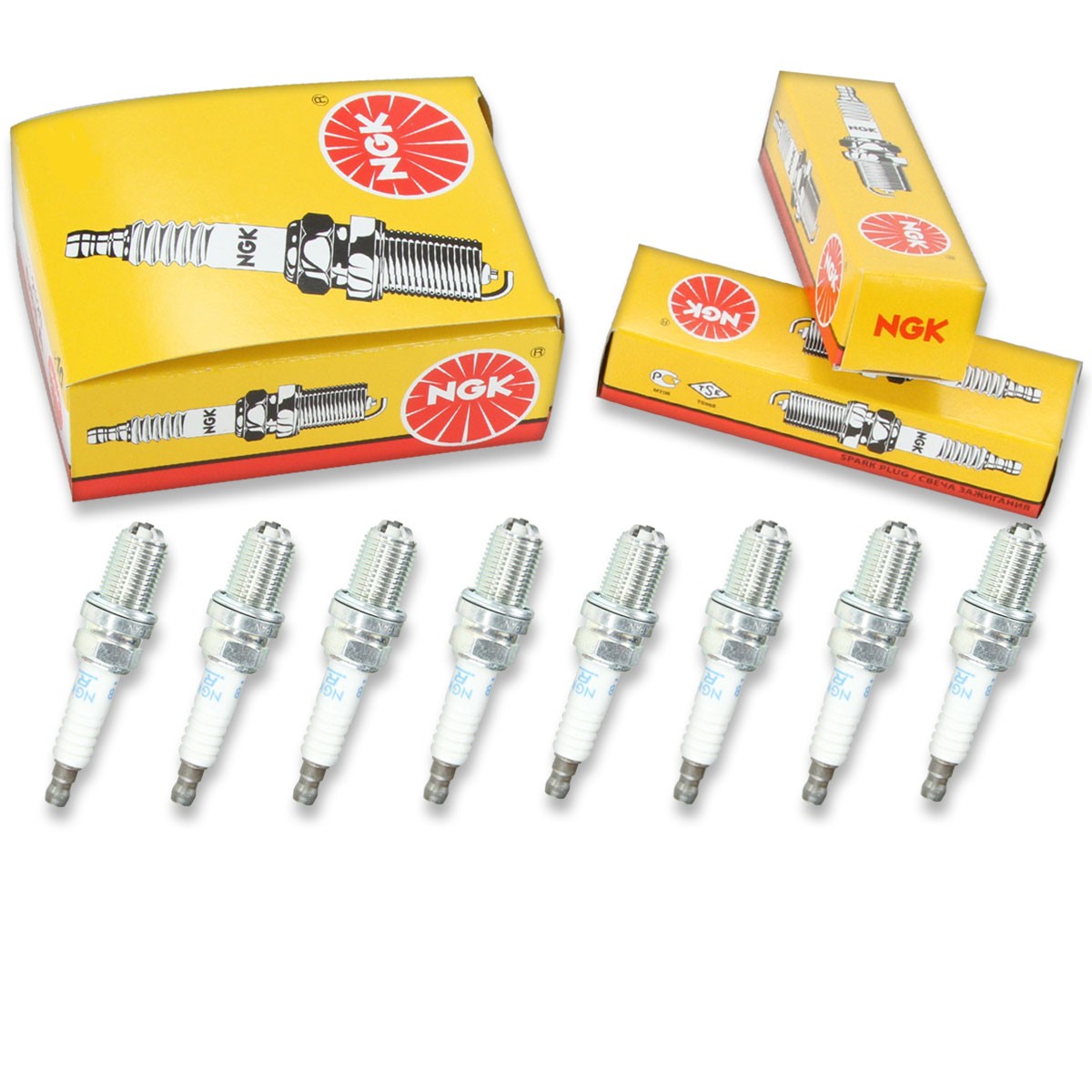 8 pcs NGK Standard Spark Plugs for 2000-2003 BMW Z8 4.8L 5.0L V8 - Engine uq