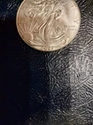 NECKLACE OF American Silver Eagle 2021.... SEE  PICS & READ DESCRIP!  IT'S BRASS