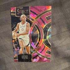 2024 Panini Select WNBA Jackie Young #180 Prizm Premier Level Las Vegas Aces