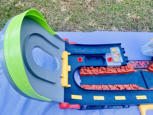 Playset giocattolo vintage 50" 2004 Playskool Speedstars mezzo tubo autostrada veicolo - Foto 5 di 9
