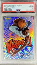 2014 Panini Excalibur Rajon Rondo KABOOM PSA 9 Dallas Mavericks
