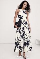 Banana Republic Poplin Ruched Drop Waist Maxi Dress Size XS NWT RT$200