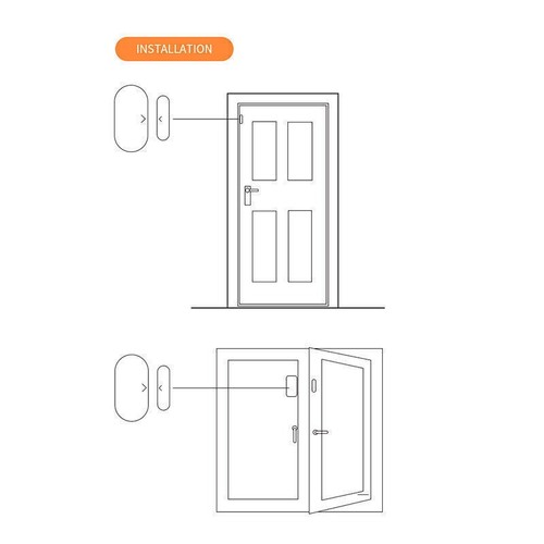 ZigBee Door Window Contact Sensor Remote Alarm Smart Home Wireless Door Detector - Picture 10 of 12