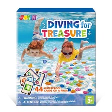 4-in-1 Diving Pool Toys Set - Underwater Gem Seek  Find Game, Waterproof Swim T