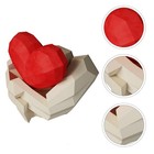 1 Set Holding Heart Wall Adornment Valentine's Day Wall Ornament Mold Decor