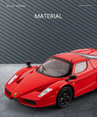 1:32 Ferrari Enzo Supercar Diecast Car Model Sound Light Boy Toy Gift Collection - Picture 10 of 27