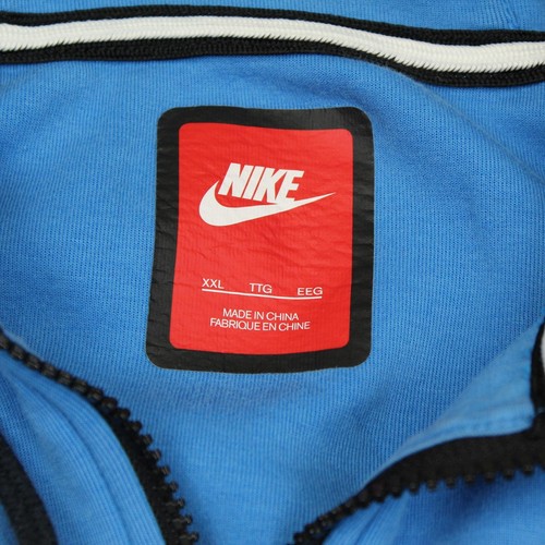Nike Hoodie Mens 2XL Full Zip Tech Fleece Sweatshirt Athletic Jacket 545277-463 - Picture 4 of 13