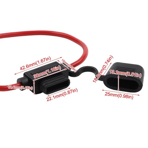 Twelve AWG Auto Fuse Box Adaptors Set Ten Pieces Designed for Durability - Picture 9 of 12