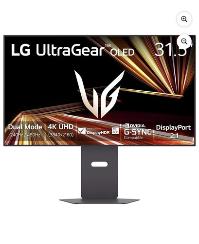 lg 32gx870a-b 32-inch ultragear 4k uhd - Picture 1 of 11