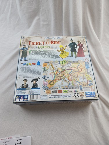 Ticket to Ride Europe Board Game Tunnels Ferries Train Stations Strategic - Picture 4 of 4