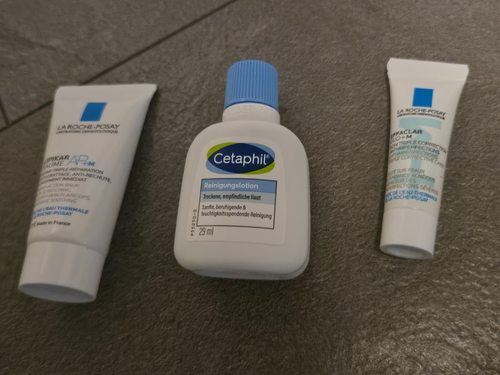 3 Proben, La Roche Posay Lipikar Baume AP+M, Effaclar Duo+M, Cetaphil Reinigung - Bild 1 von 2