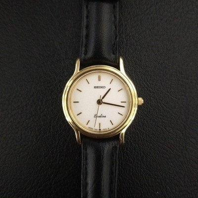 Seiko Excalibur Gold Damenuhr Modell 7321-0440 getestet funktioniert