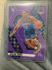 2024-25 Panini Mosaic Rookies Dillon Jones #224 Fluorescent Purple /249