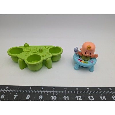 Fisher Price Little People Toddler Baby Green Table Playdate 123 Walker Lot