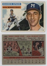 1956 Topps Warren Spahn (Gray Back) #10 HOF