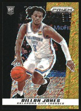 2024-25 Panini Prizm Deca Black Gold Shimmer Prizm FOTL #75 Dillon Jones RC /8