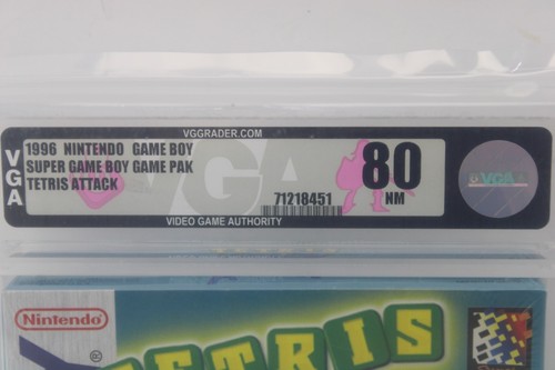 Tetris Attack Nintendo Game Boy Factory Sealed VGA Graded Silver Level 80 NM - Picture 4 of 8