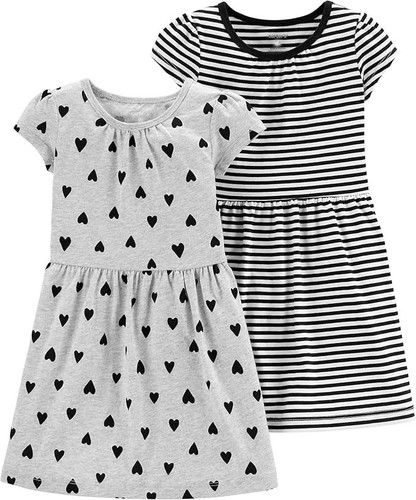 Baby Girls' 2 Pack Dresses NB-24M - Picture 12 of 12