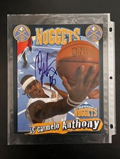 Carmelo Anthony autographed photo - Denver Nuggets Era