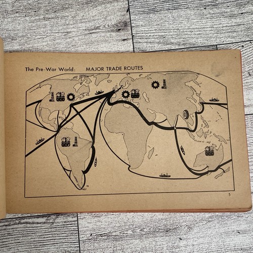 1943 A History of the War by Rudolf Modley Penguin Books Maps Pictographs Words - Picture 6 of 15
